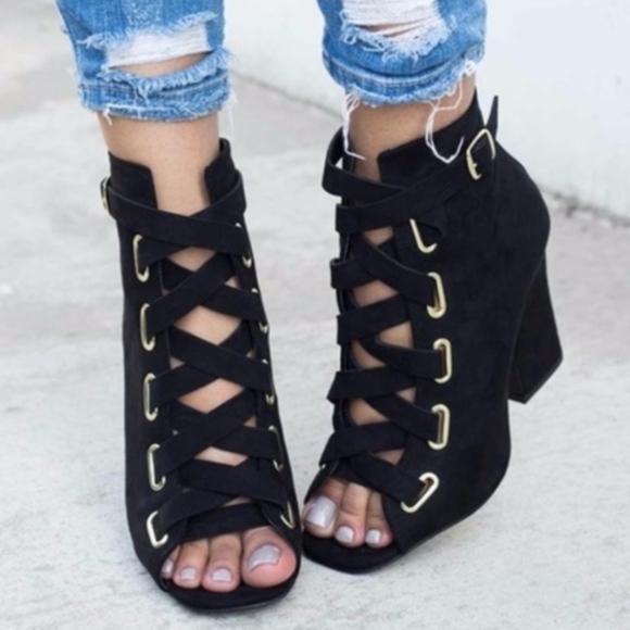 Shoes - SAMANTHA Meow Bootie - BLACK